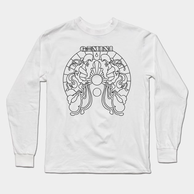 GEMINI Long Sleeve T-Shirt by TheCosmicTradingPost